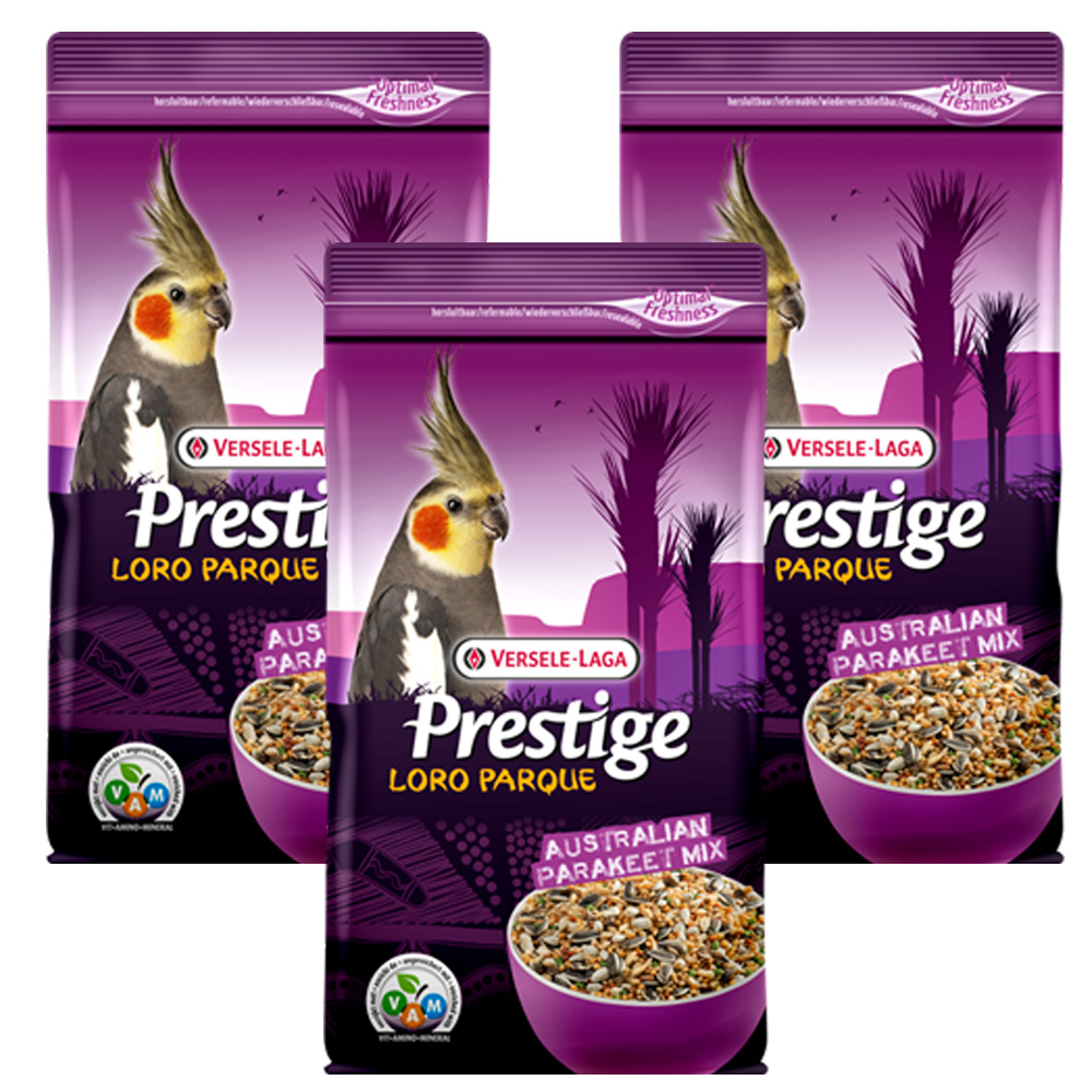 VERSELE LAGA Australian Parakeet Loro Parque Mix pokarm dla średnich Australijskich Papug 3x 1kg